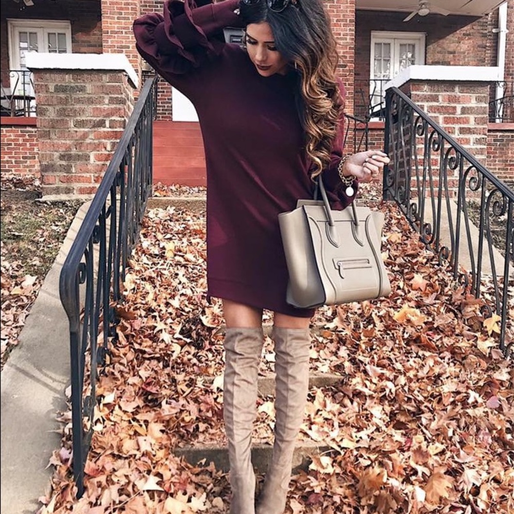 Tier ruffle sleeve dress .. new with tags